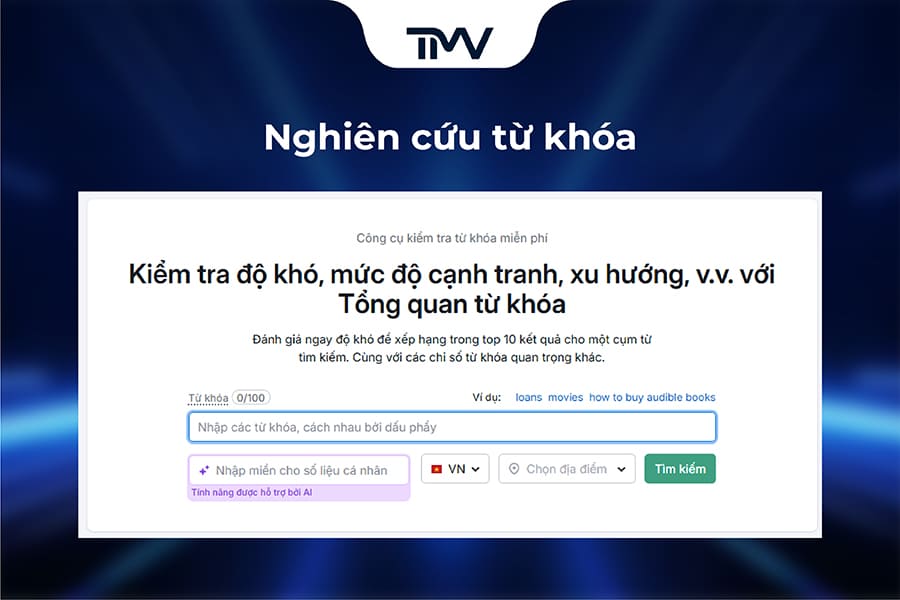 Tính năng Nghiên cứu từ khóa